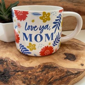 Parker Lane Floral "Love Ya, Mom" Mother’s Day Coffee Tea Mug 16 oz.